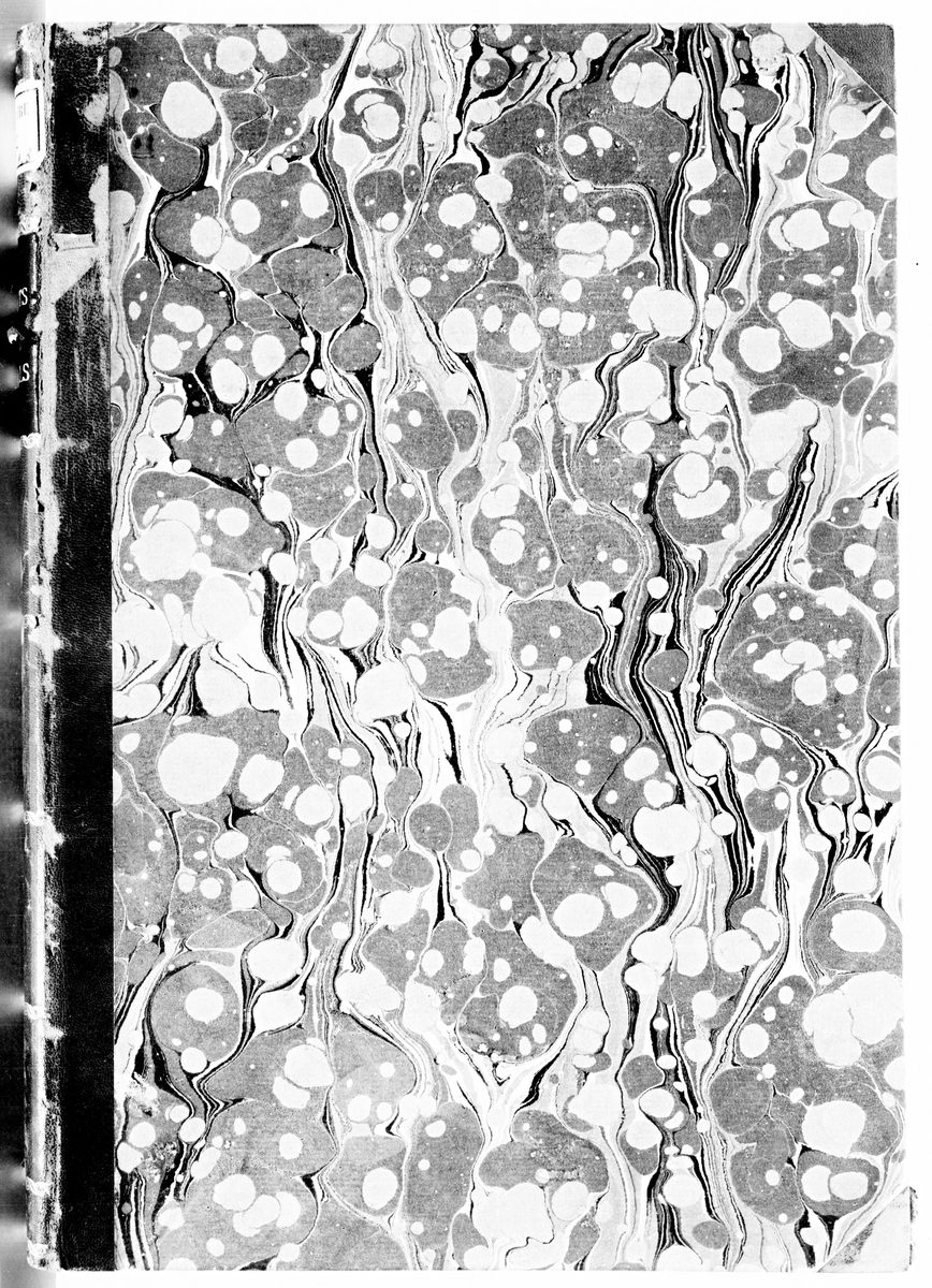 Marbled paper from the binding of a Niel Gow tune book